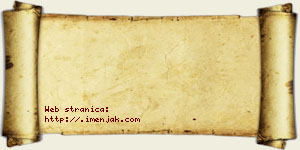 Marina Jakšić vizit kartica